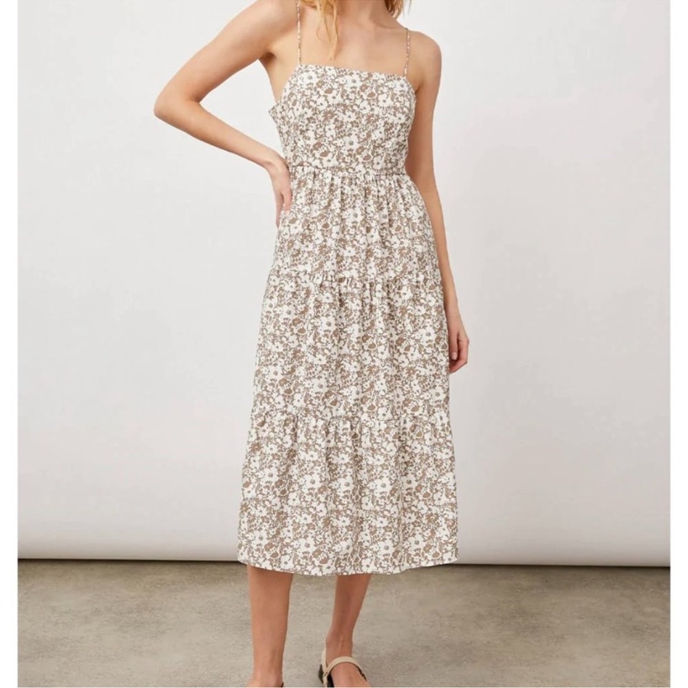 Rails Leni Dress Cafe Floral‎ Dress Size Medium Open back